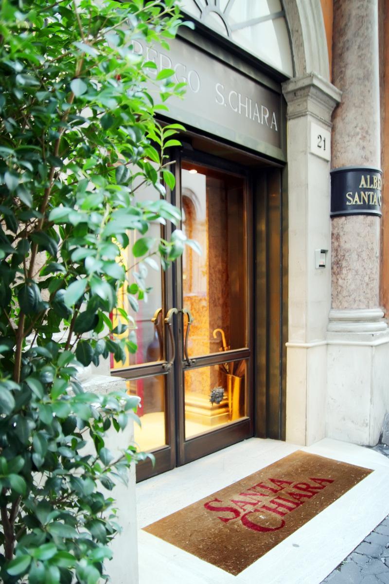 Hotel Albergo Santa Chiara Roma Exterior foto