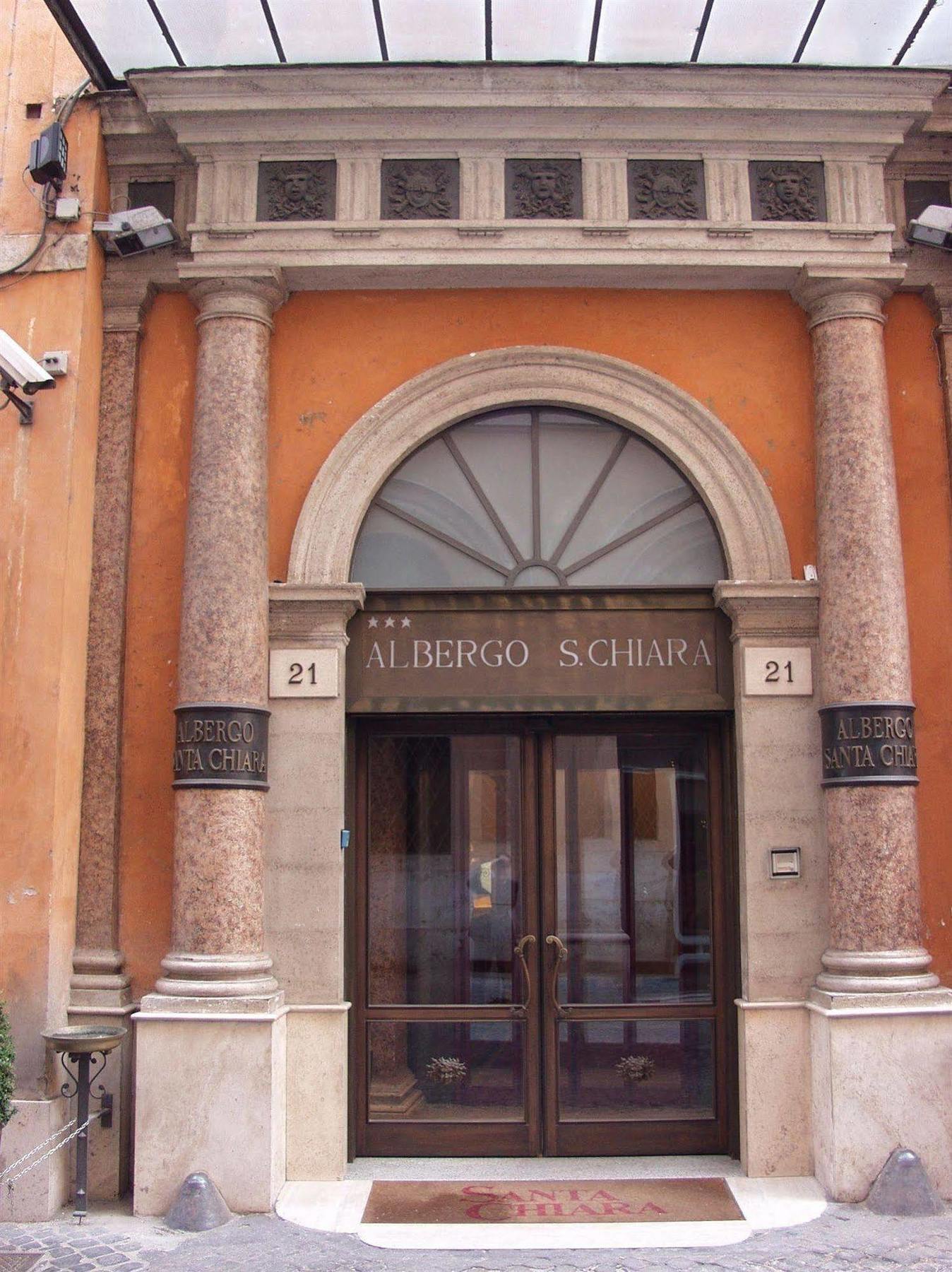 Hotel Albergo Santa Chiara Roma Exterior foto